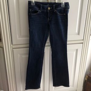 🇺🇸🦅 American Eagle Classic Slim Boot low waist Stretch dark wash jeans